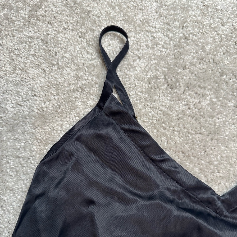 Athleta Cool Calm Slip Dress Size XS Black - Picture 4 of 10